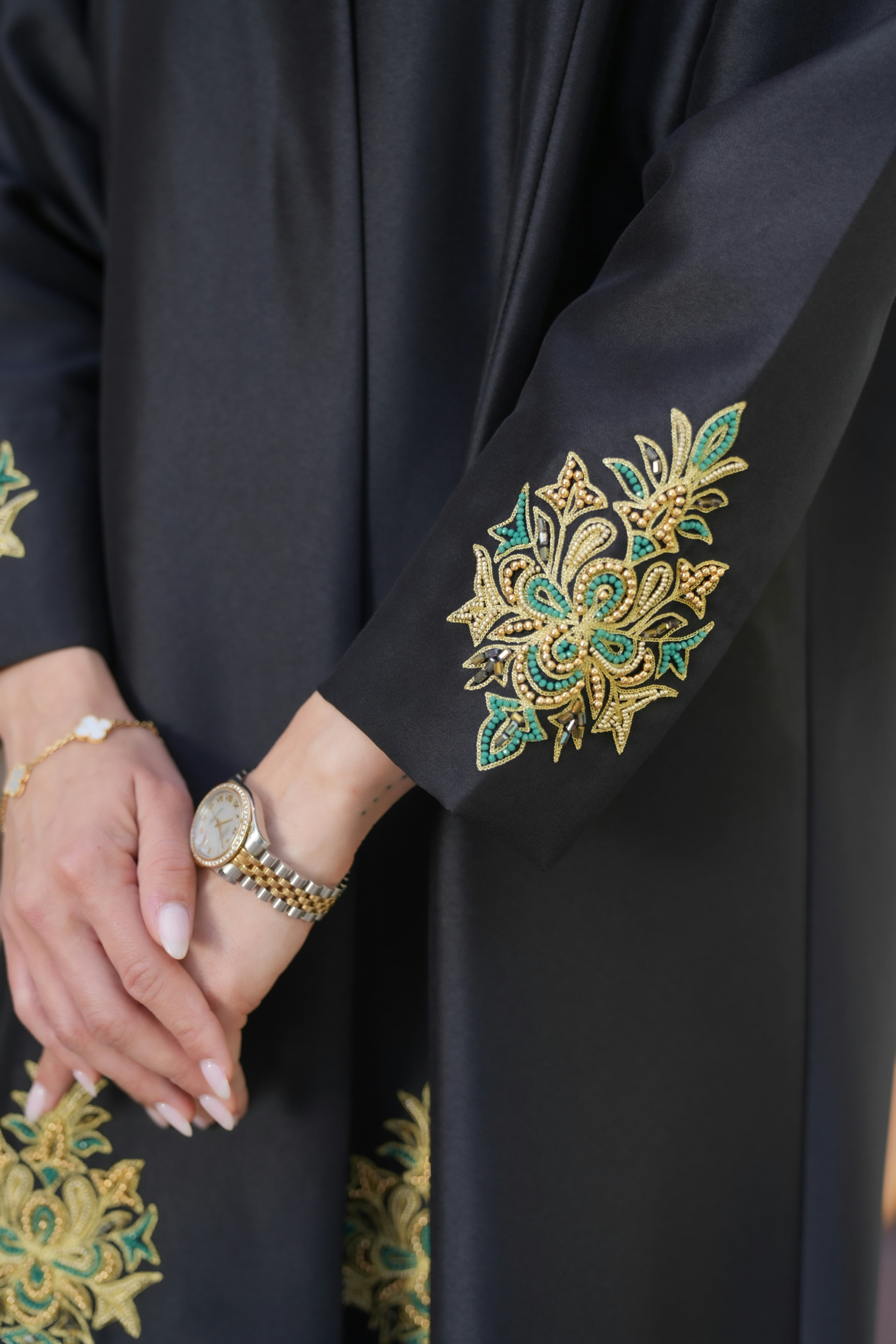 Women's Modest Couture Silhouette