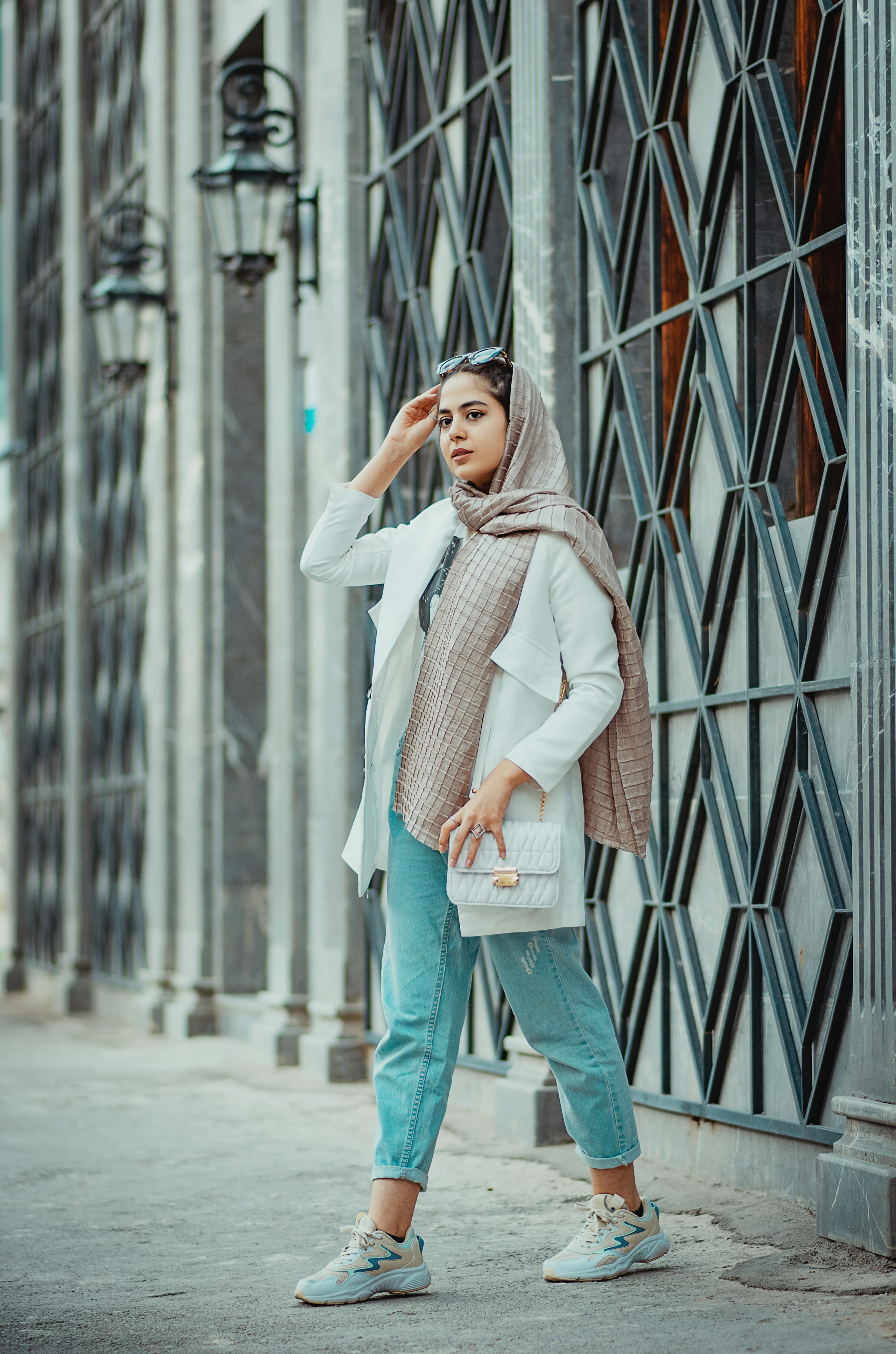 Minimalist Draped Bamboo Hijab & Tunic